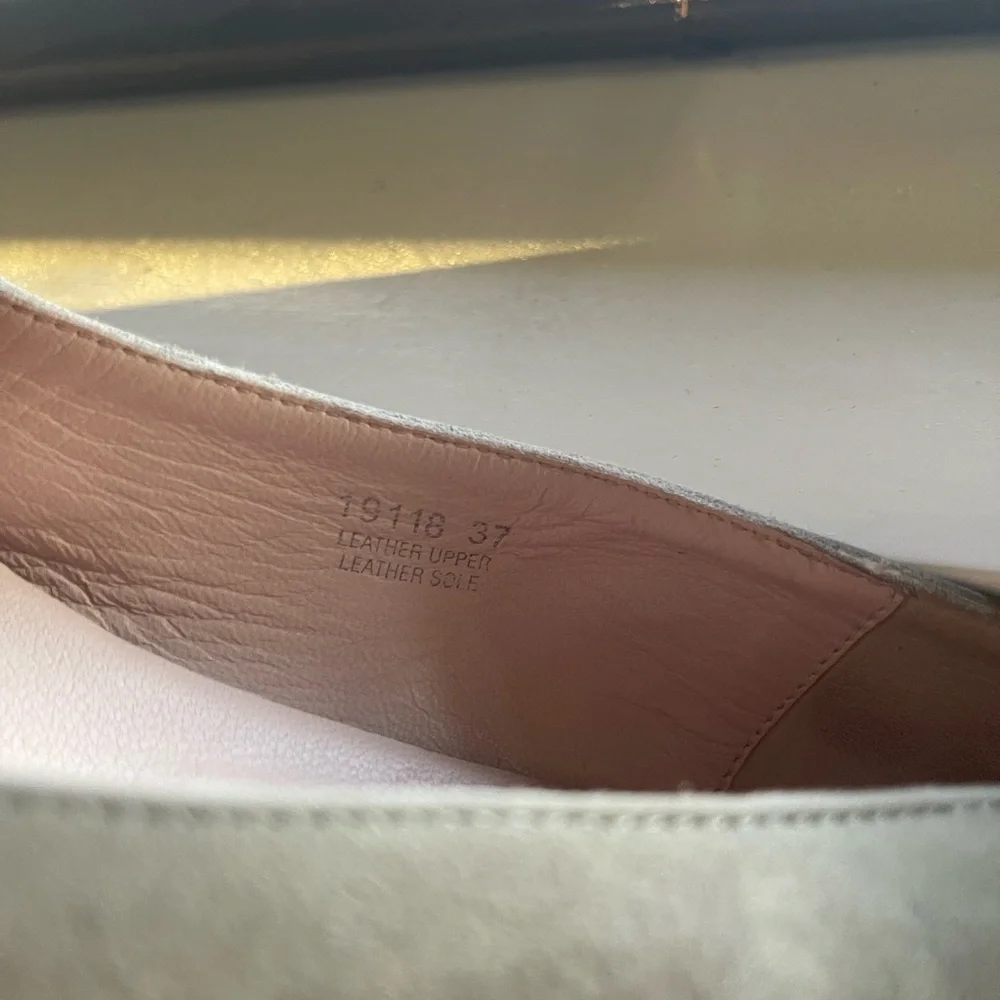 Avellini - Women's Gray Suede Loafers - Picture 4 of 6